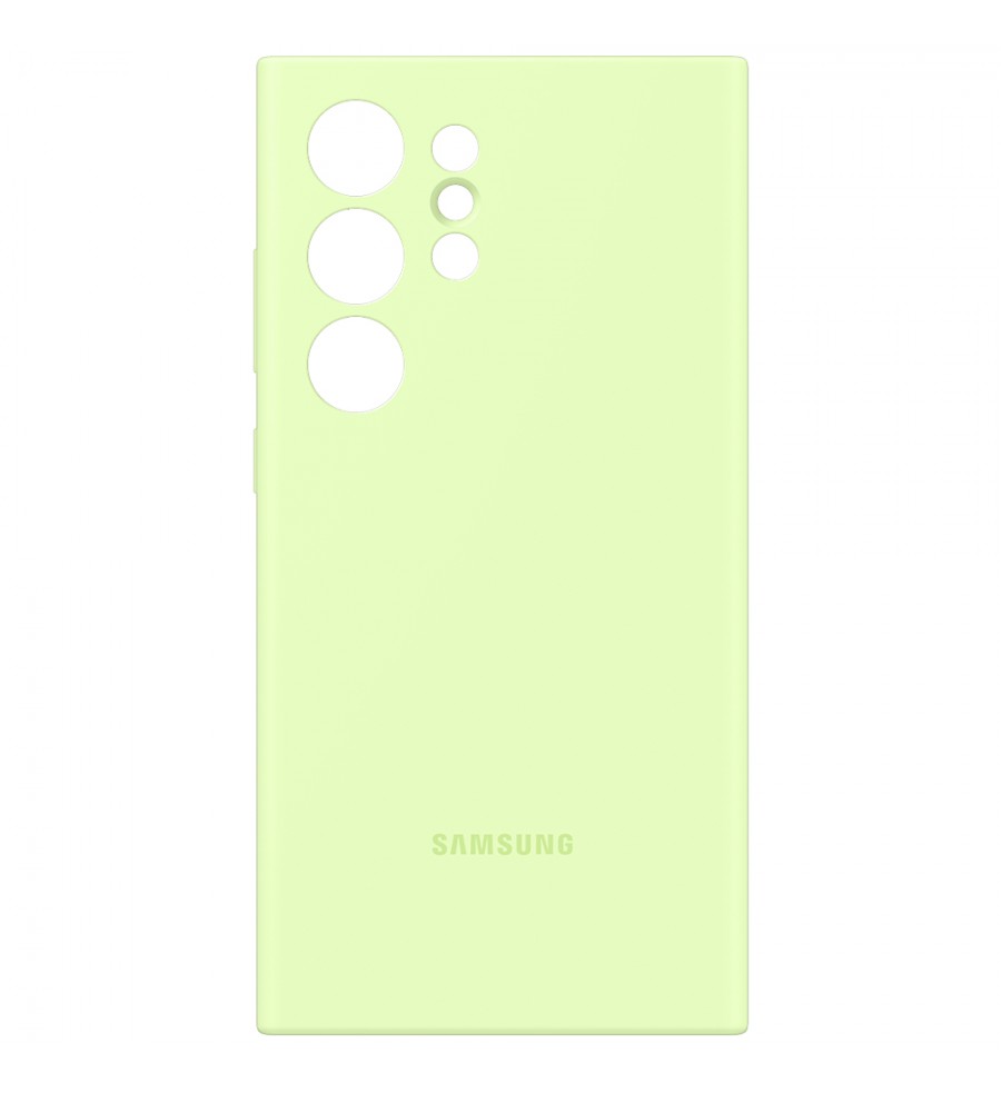 Funda para Galaxy S24 Ultra Samsung Silicone Case EF-PS928TGEGWW - Lime