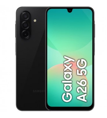 Smartphone Samsung Galaxy A26 A266M 6.7" 5G DS 8/256GB 50+8+2/32Mp A15 - Black