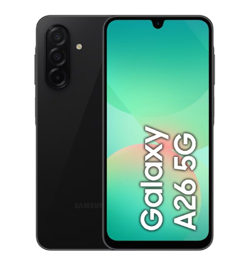 Smartphone Samsung Galaxy A26 A266M 6.7" 5G DS 8/256GB 50+8+2/32Mp A15 - Black