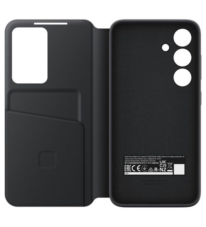 Funda para Samsung S24 Clear View EF-ZS921CBEGWW Wallet - Black
