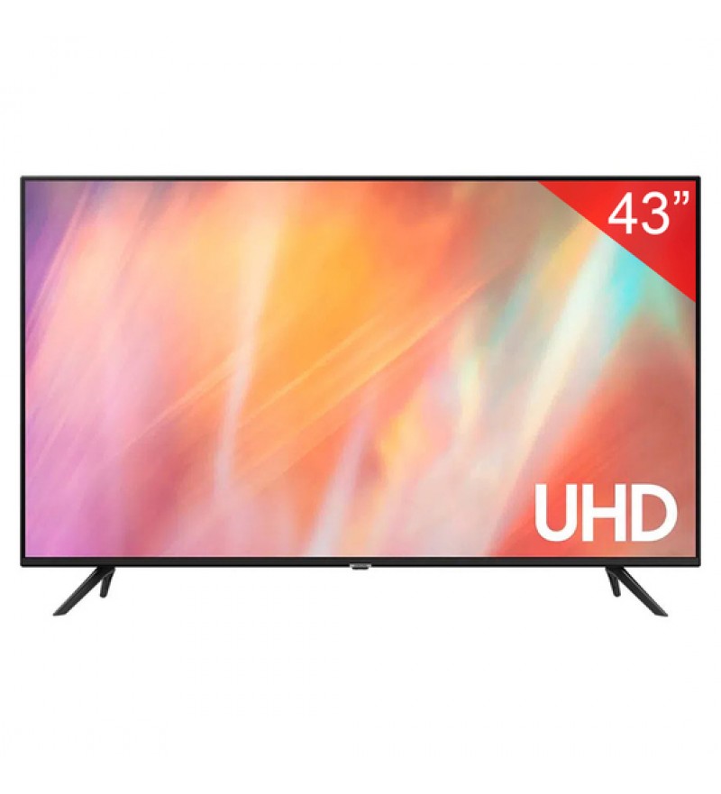 Smart TV LED de 43" Samsung UN43AU7090 UHD 4K con Wi-Fi/Bluetooth/Tizen (2022) - Negro