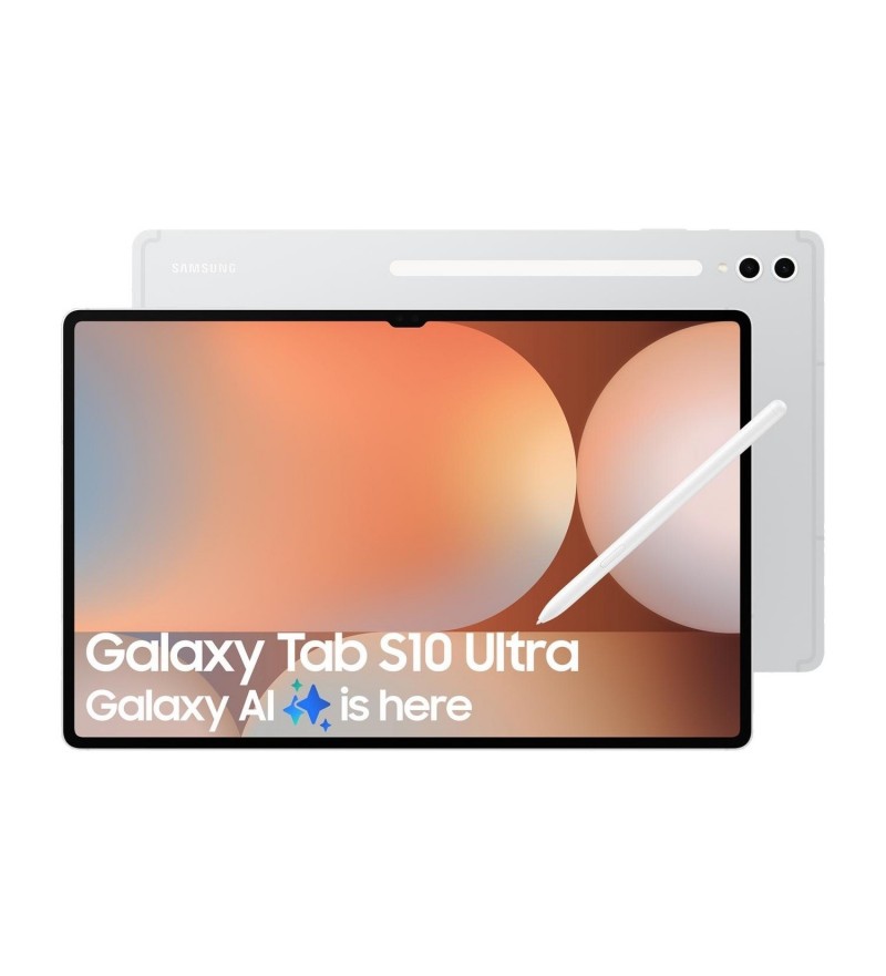 Tablet Samsung Galaxy Tab S10 Ultra SM-X920 12/256GB 14.6" WI-FI 13+8/12MP A13 - Platinum Silver + Cover Keyboard (Gar. PY-UR-AR)