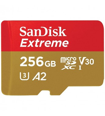 Memoria micro SD Sandisk Extreme 256GB 190MB/S SDSQXAV-256G-GN6MA
