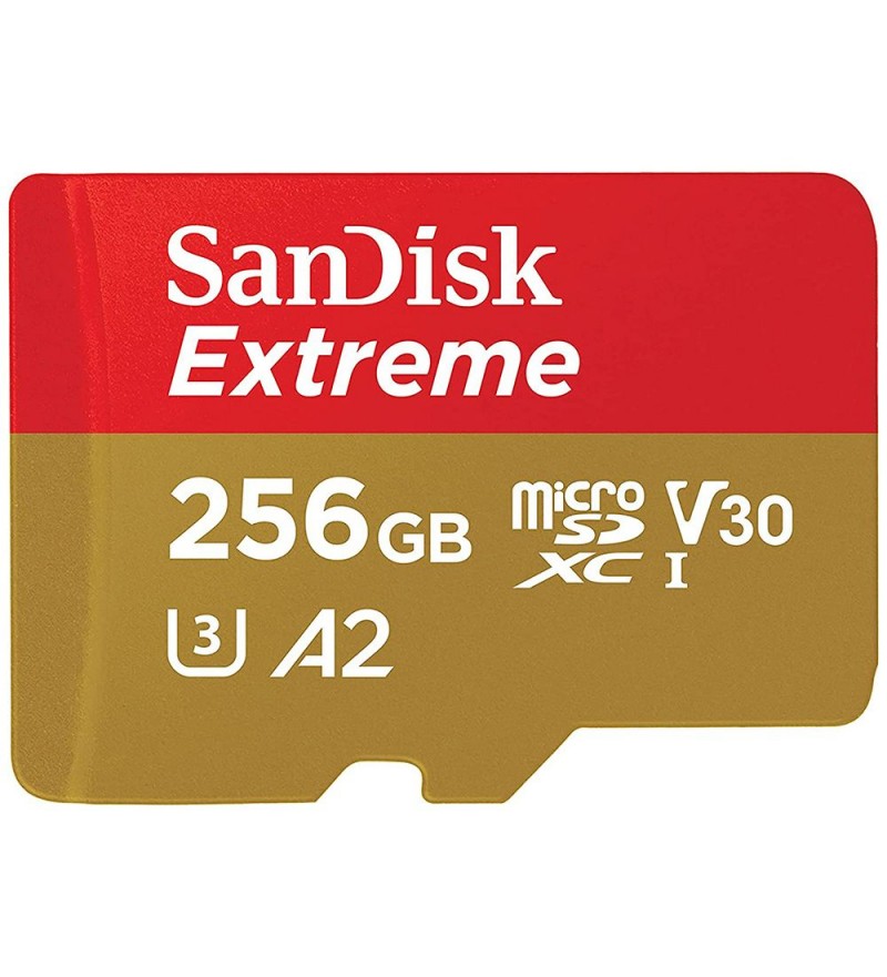 Memoria micro SD Sandisk Extreme 256GB 190MB/S SDSQXAV-256G-GN6MA