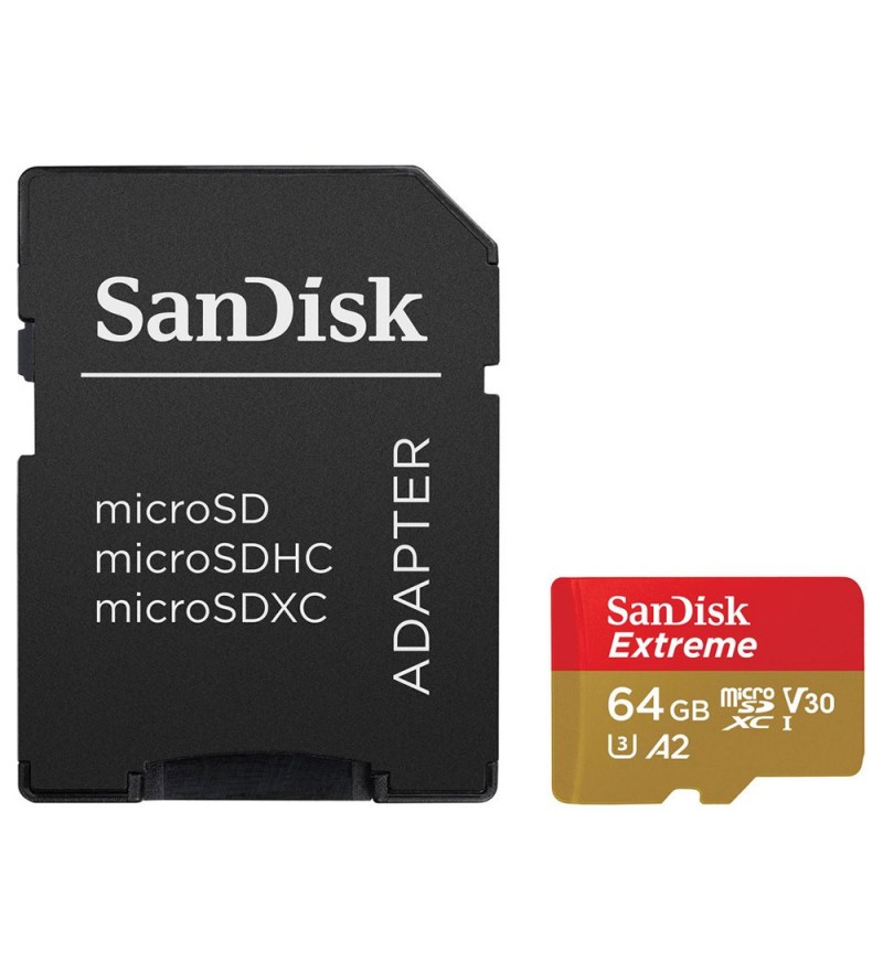 Memoria Micro SD Sandisk Extreme 64GB 170MB/S SDSQXAH-064G-GN6AA