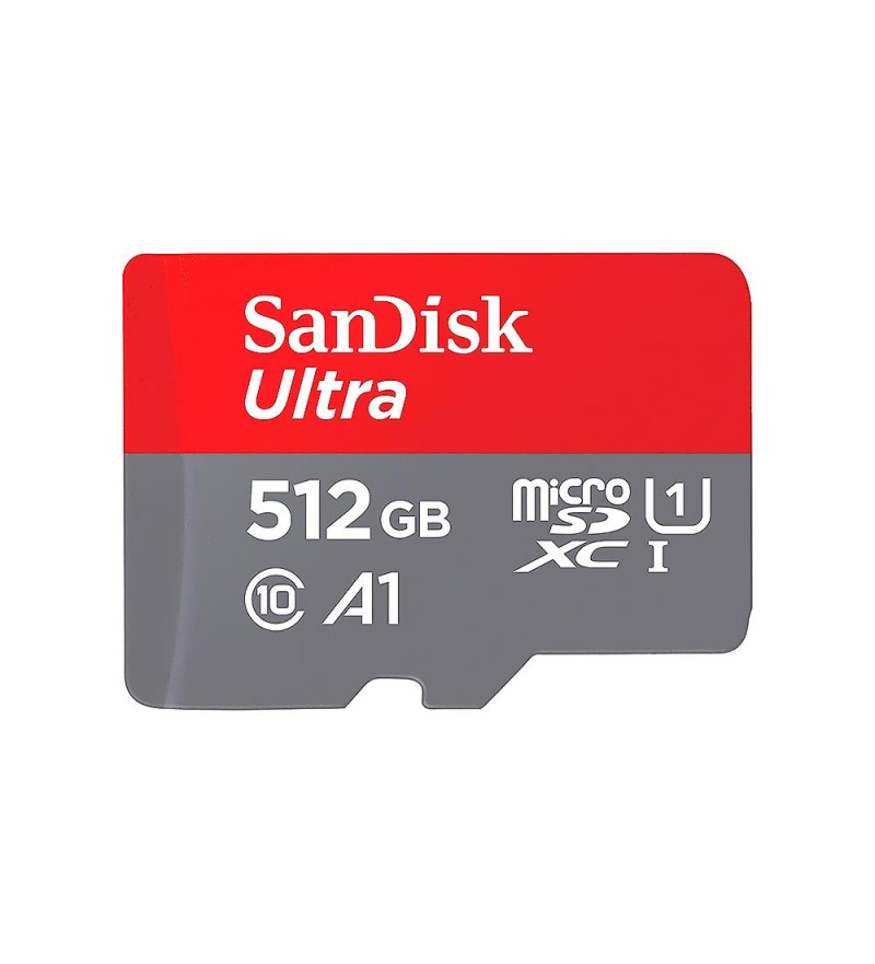 Memoria Micro SD Sandisk Ultra 512GB C10 150MB/S SDSQUAC-512G-GN6MA - 150 MB/s