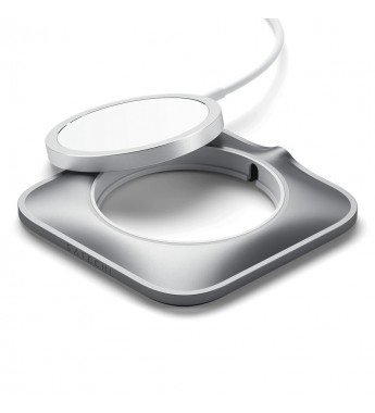  Soporte para Magsafe Satechi ST-AMCCM Aluminum Dock Safe- Silver