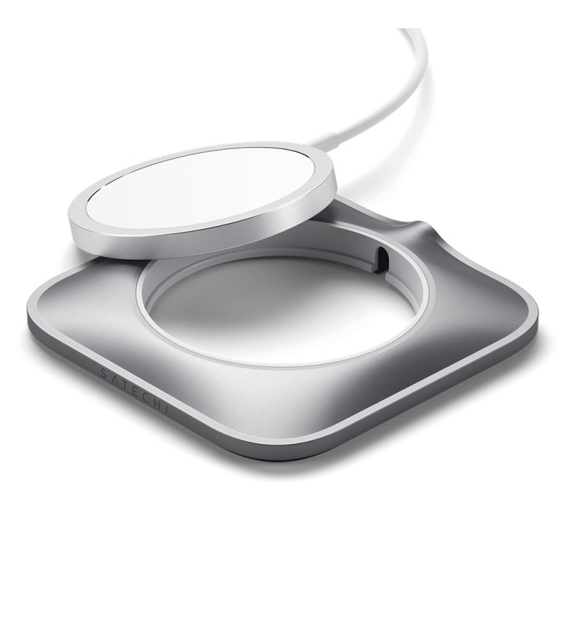  Soporte para Magsafe Satechi ST-AMCCM Aluminum Dock Safe- Silver