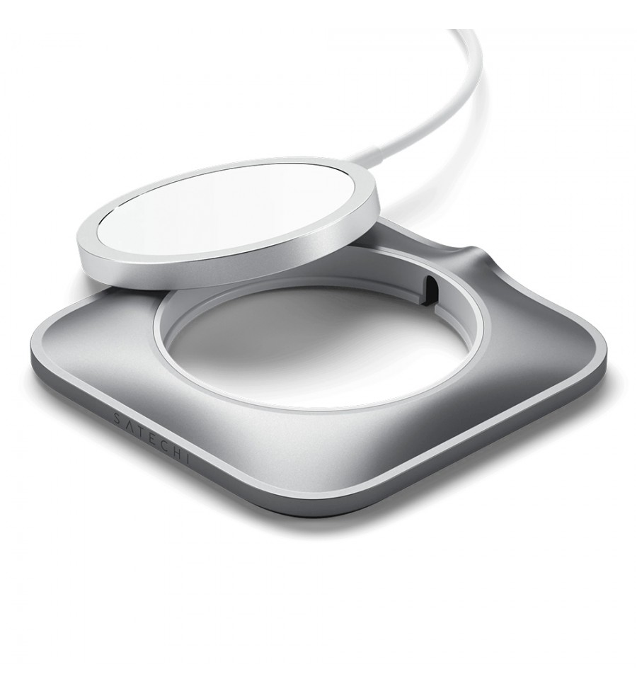  Soporte para Magsafe Satechi ST-AMCCM Aluminum Dock Safe- Silver