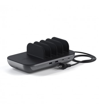  Estación de Carga Satechi Wireless ST-WCS5PM Dock 5 Multi-Device - Space Gray