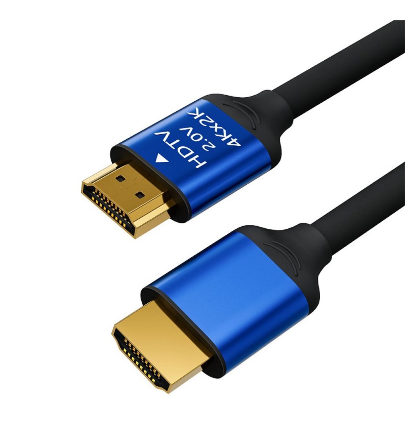 Cable HDMI HDTV HD 2.0V Premium 60HZ/1.5 Metros - Black/Blue