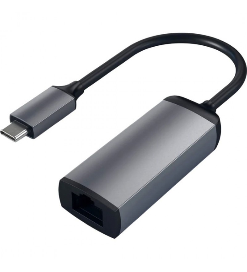 Adaptador USB-C a RJ45 Satechi ST-TCENM hasta 1000Mbps - Space Gray