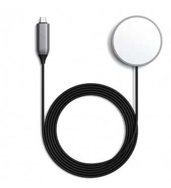 Cable Satechi ST-UCQIMCM Magnetic Wireless USB-C/1.5m - Space Grey