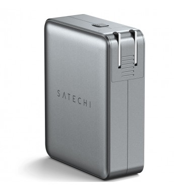 Cargador Satechi ST-W145GTM USB-C/4PORT/145W Gan Travel Charge - Gray 