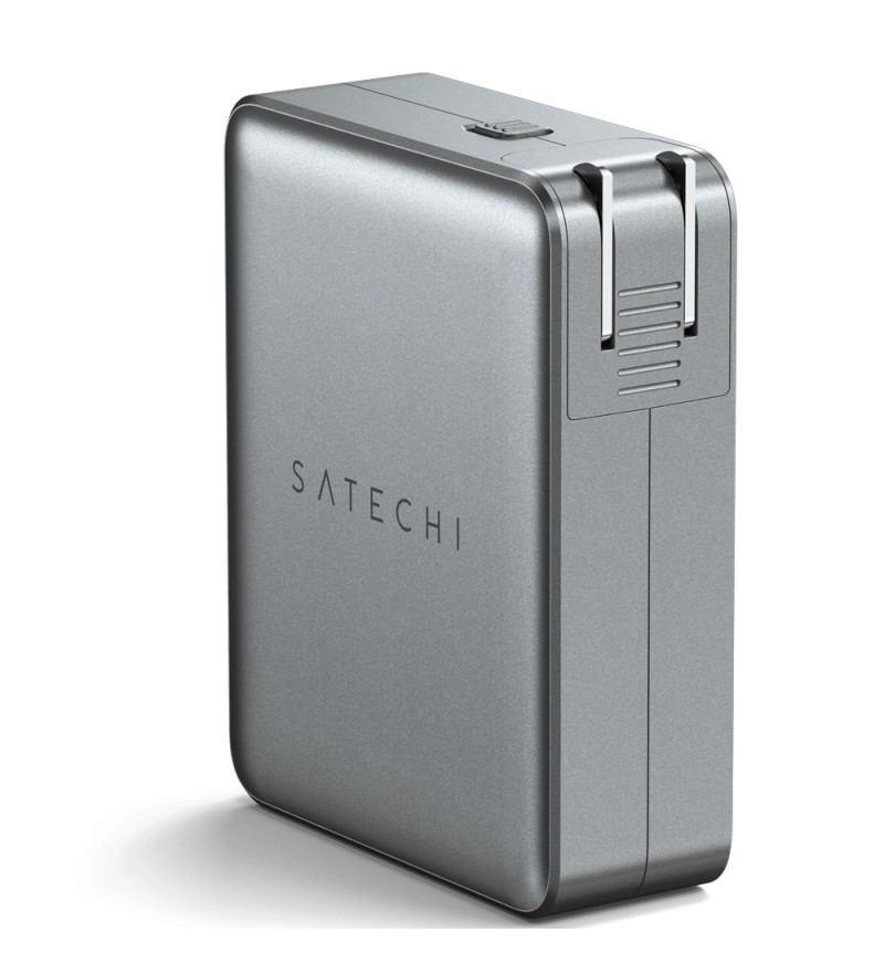 Cargador Satechi ST-W145GTM USB-C/4PORT/145W Gan Travel Charge - Gray 