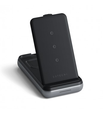 Cargador Wireless Satechi ST-UCDWPBSM Duo Wire Stand /10.000mAh - Black