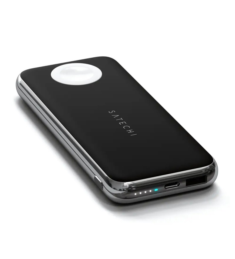 Cargador Inalambrico Satechi Quatro ST-UC10WPBM USB-C/18W - Black