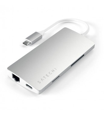 Hub Satechi ST-TCMA2S USB-C Multiport Adapter v2 - Silver
