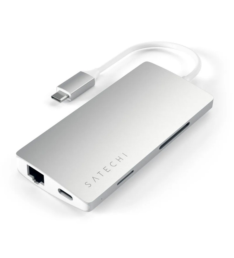 Hub Satechi ST-TCMA2S USB-C Multiport Adapter v2 - Silver