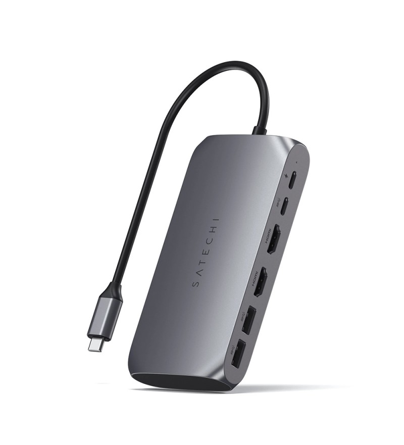 Hub USB-C Satechi M1 Multi Adapter ST-UCM1HM con USB-C/HDMI/USB-A - Space Gray