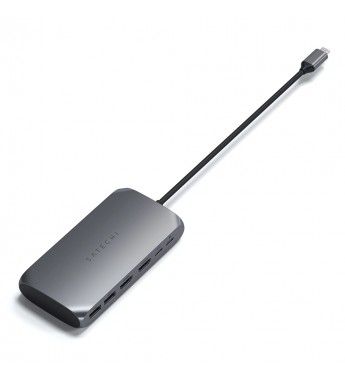 Hub USB-C Satechi M1 Multi Adapter ST-UCM1HM con USB-C/HDMI/USB-A - Space Gray