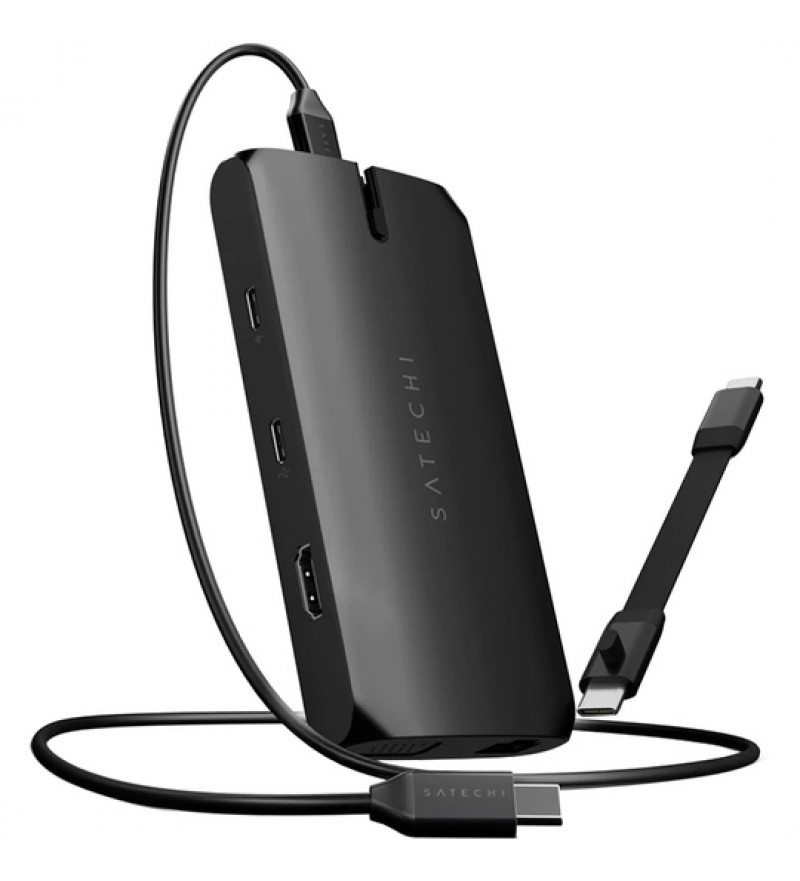 Adaptador USB-C Satechi ST-UCMBAK ON-THE-GO Multiport Adapter - Black