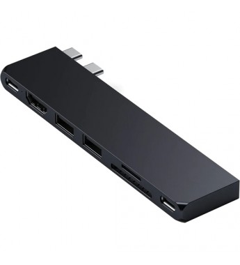  Hub Dual USB-C Satechi ST-HUCPHSD Pro Slim - Midnight Black