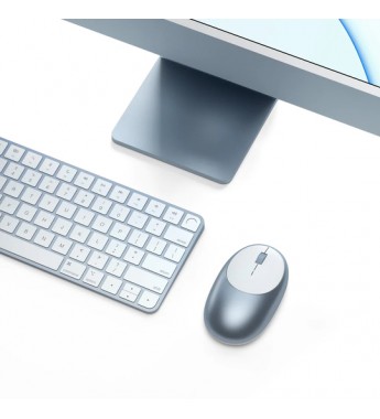Mouse Inalámbrico Satechi M1 Wireless Mouse ST-ABTCMB con Bluetooth/3 Botones/Recargable - Azul