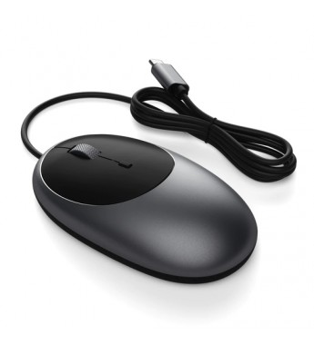 Mouse Satechi C1 USB-C Wired ST-AWUCMM 3200DPI Ajustable/3 Botones - Gris