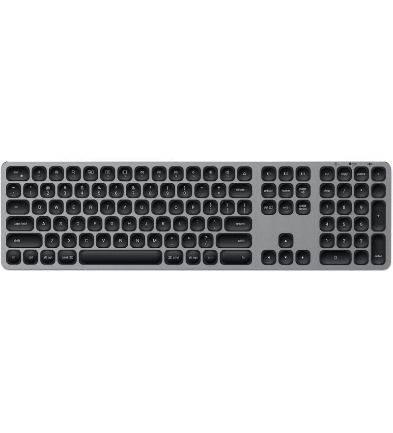 Teclado Inalámbrico Satechi ST-AMBKM Bluetooth para Mac (Inglés) - Space Gray