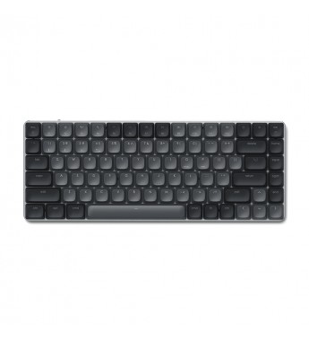 Teclado Wireless Satechi Slim SM1 ST-KSM1DK-EN Retroiluminado Brown Switch (Ingles) - Black/Gray
