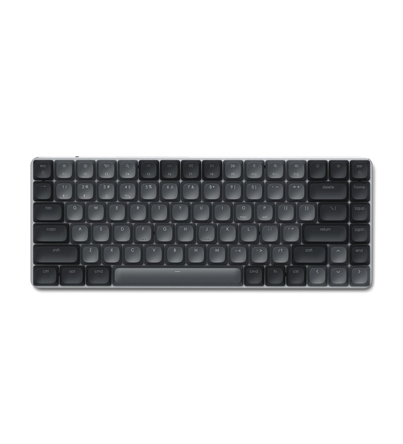 Teclado Wireless Satechi Slim SM1 ST-KSM1DK-EN Retroiluminado Brown Switch (Ingles) - Black/Gray