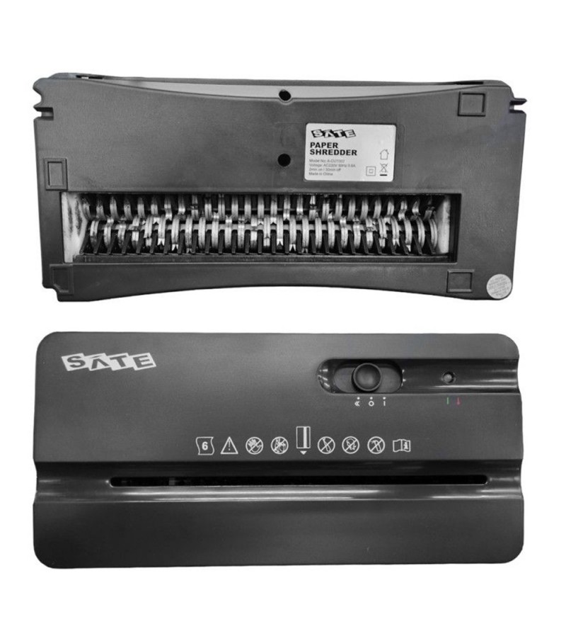 Triturador De Papel Sate A-CUT002 10L /220V- Negro