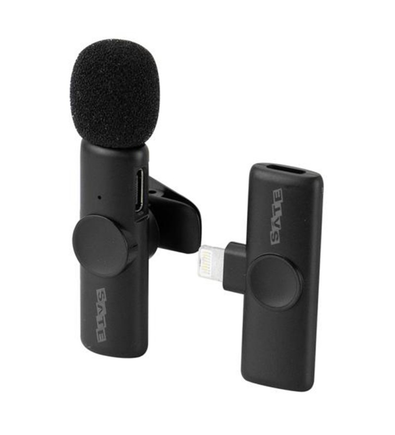  Micrófono Inalámbrico Satellite A-MK132 Lightning - Negro