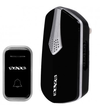 Timbre Inalámbrico Satellite A-DB01 100M/12V/Bivolt - Negro