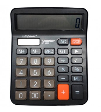 Calculadora Ecopower EP-C300 - Marrón
