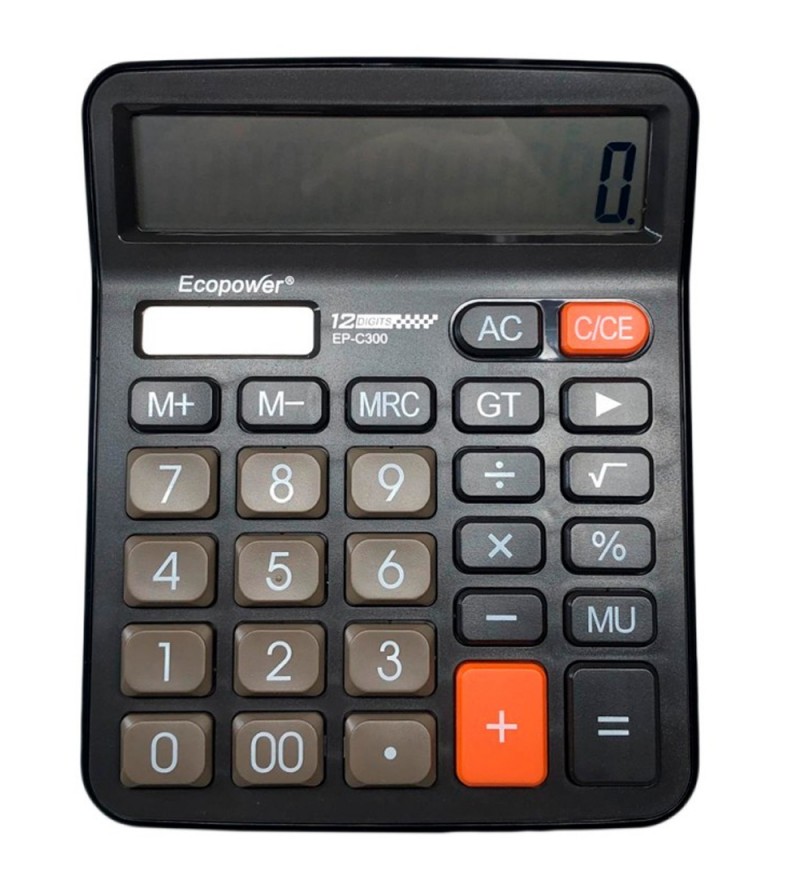 Calculadora Ecopower EP-C300 - Marrón