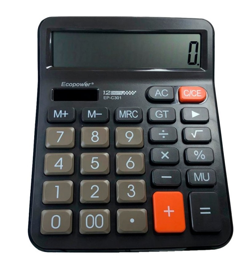 Calculadora Ecopower EP-C301 - Marrón