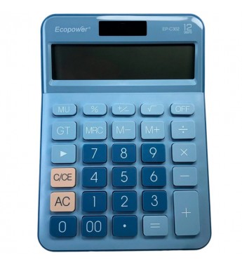 Calculadora Ecopower EP-C302 - Azul