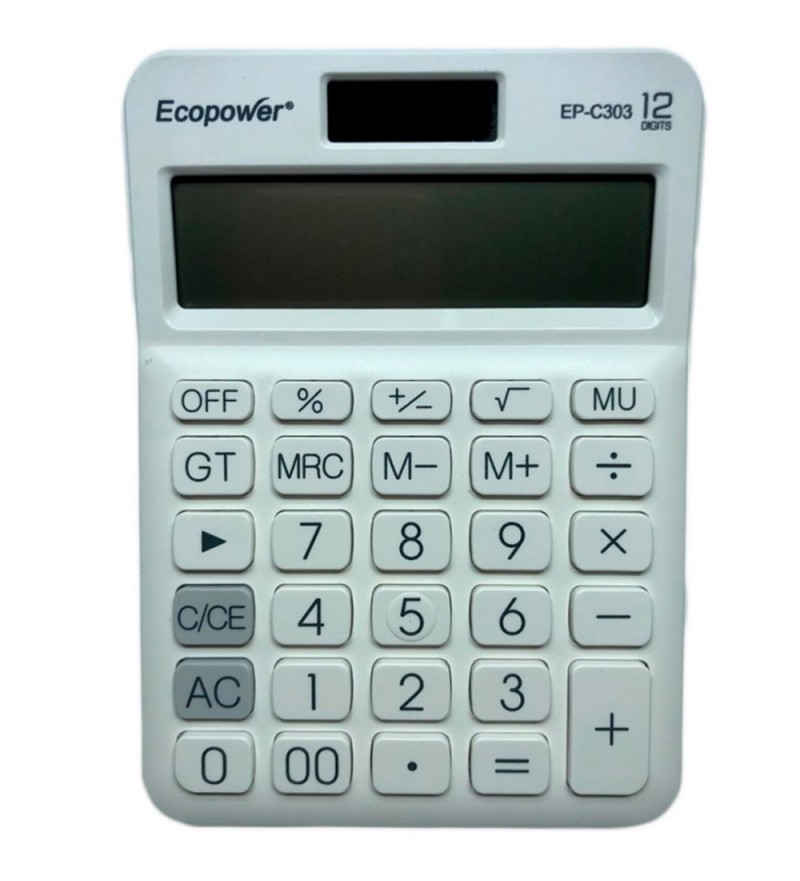 Calculadora Ecopower EP-C303 - Celeste