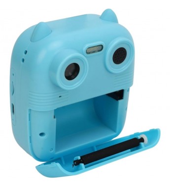 Cámara Infantil Satellite A-DV916 con Impresora USB-C/0.9MP - Azul