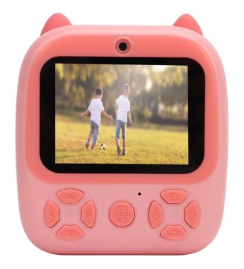 Cámara Infantil Satellite A-DV916 con Impresora USB-C/0.9MP - Rosa