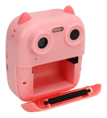 Cámara Infantil Satellite A-DV916 con Impresora USB-C/0.9MP - Rosa
