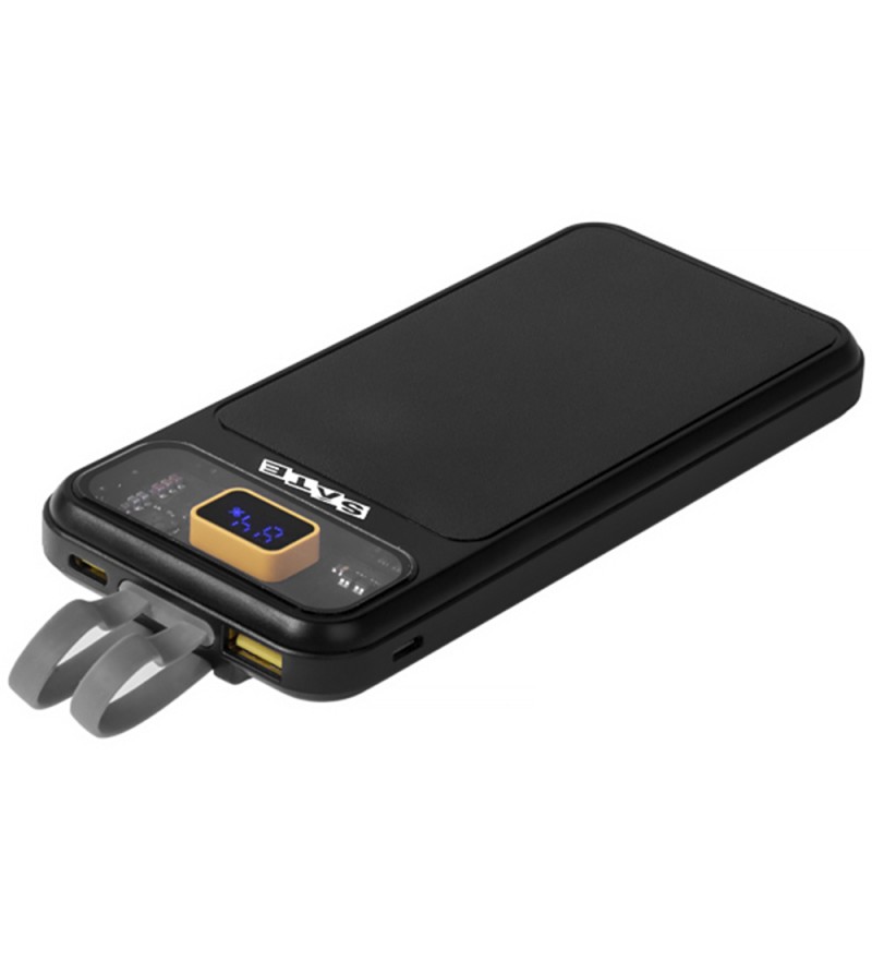 Cargador Portátil Sate A-PB410008Q 22.5W/10000mAh/USBC/Lightning - Negro/Amarillo