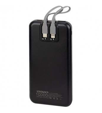Cargador Portátil Sate A-PB410008Q 22.5W/10000mAh/USBC/Lightning - Negro/Amarillo