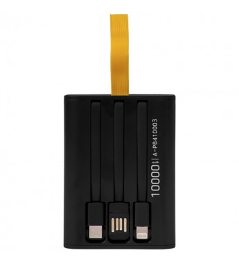 Cargador Portátil Sate A-PB410003 22.5W/10000mAh/USB/USBC - Negro/Amarillo