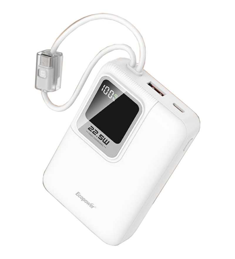 Cargador Portátil Ecopower EP-C883 12000mAh - Blanco