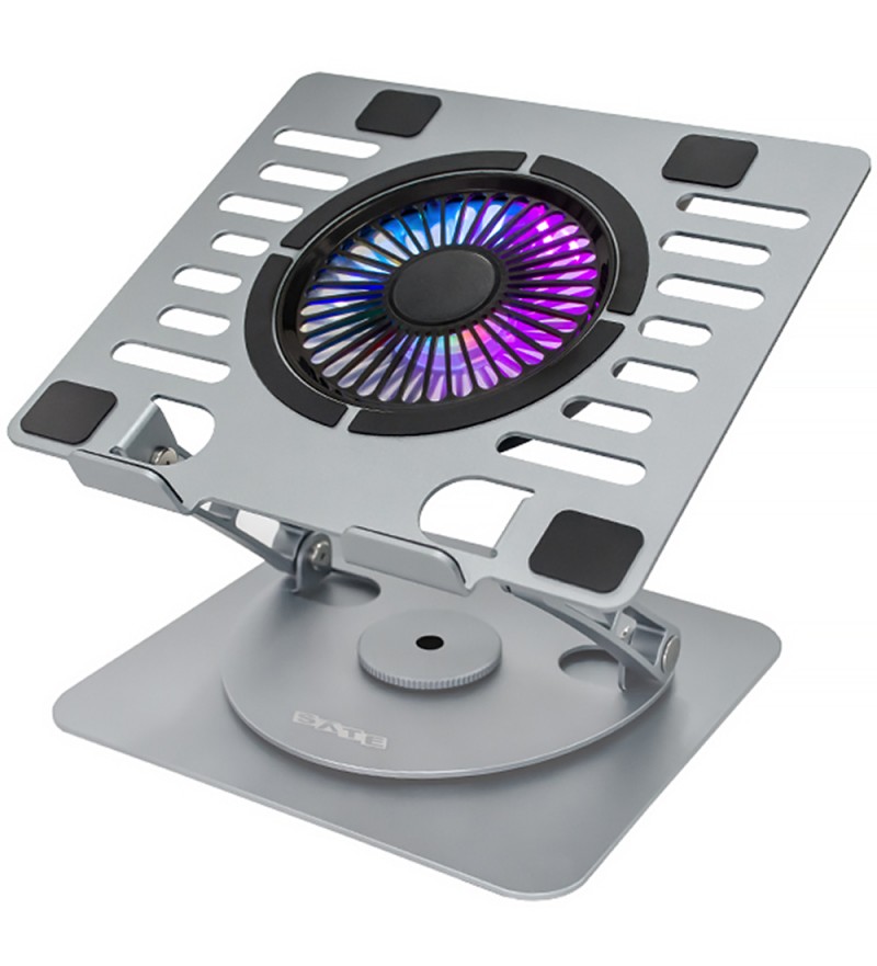 Cooler para Notebook Satellite A-CP24A con Ventilador de 110mm/1200 RPM/USB/RGB - Plata