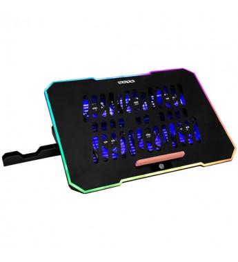 Cooler para Notebook Satellite A-CP23 con 6 Vent/2800 RPM/USB/RGB - Negro