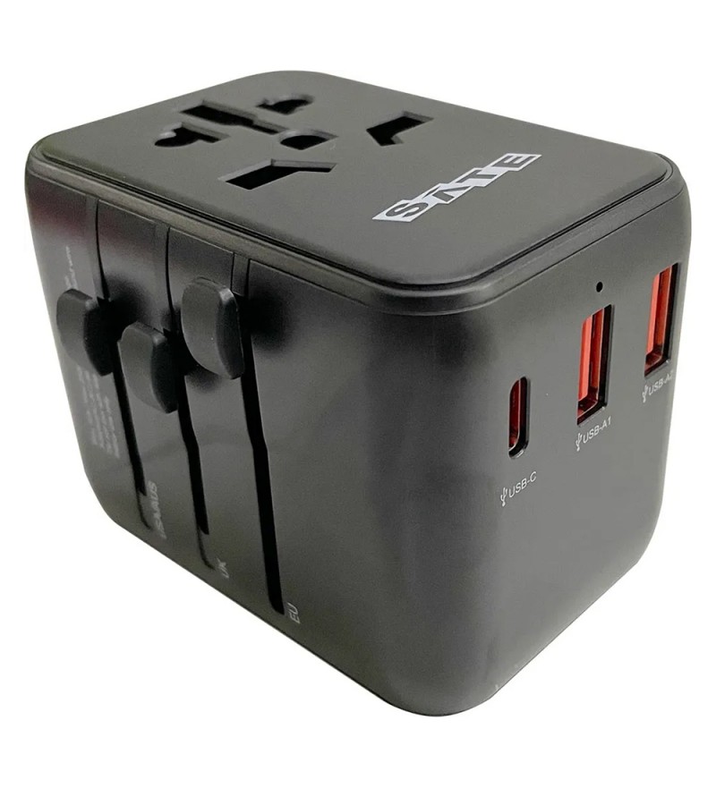 Adaptador de Enchufe Satellite Universal AD-0003 - Negro